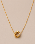Minimalist Knot Pendant Necklace