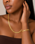 Wild Herringbone Necklace & Bracelet Set