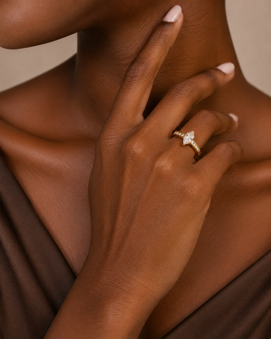 Marquise Solitaire Ring